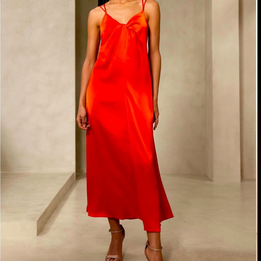 Banana Republic dress, red, NWTs. Size S